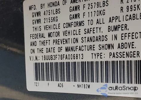 2015 Acura Tlx V6 Advance z USA, uszkodzony, nr VIN 19UUB3F76FA006813